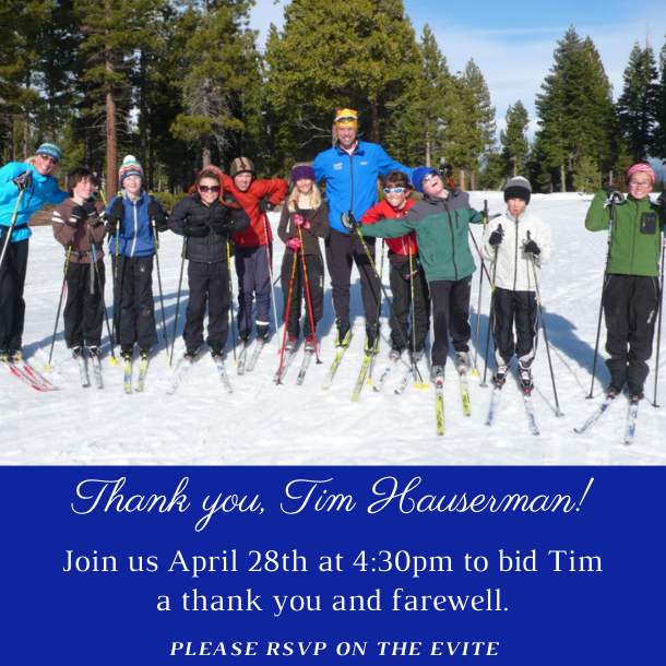 Thank you, Tim Hauserman!