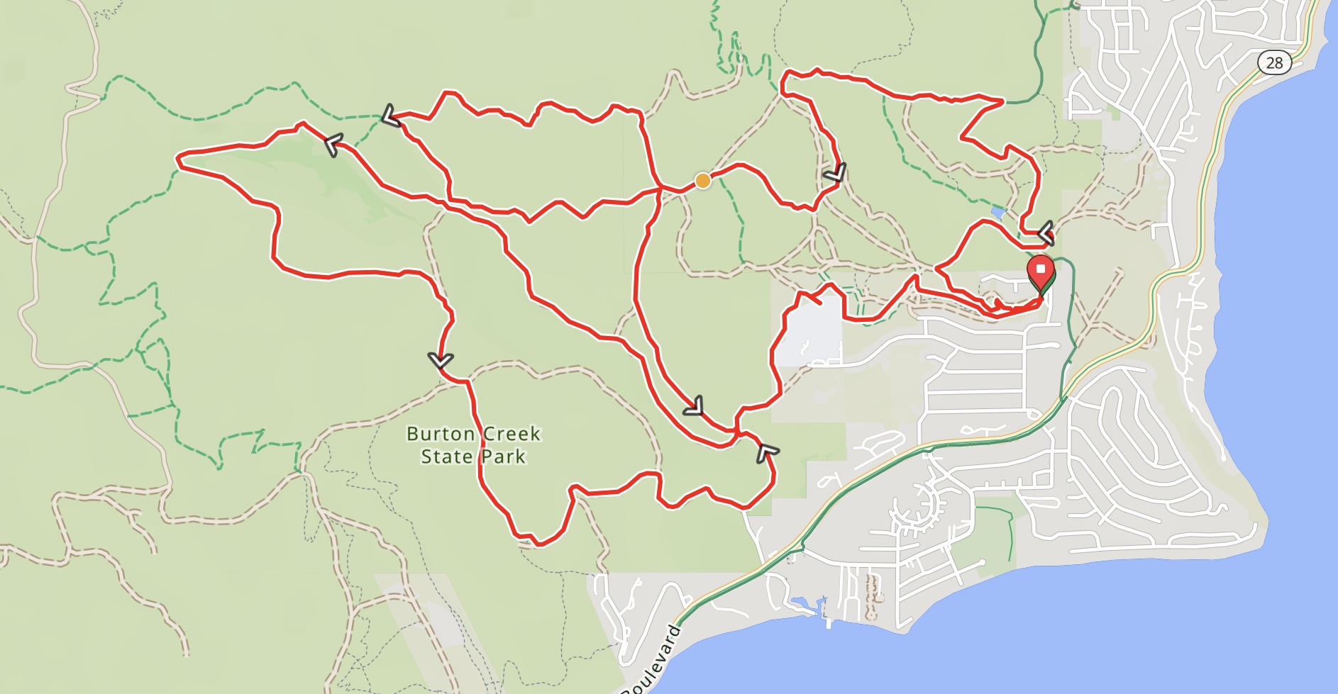 map of the great gravel ride