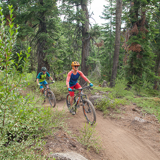 Mountain biking at Tahoe XC